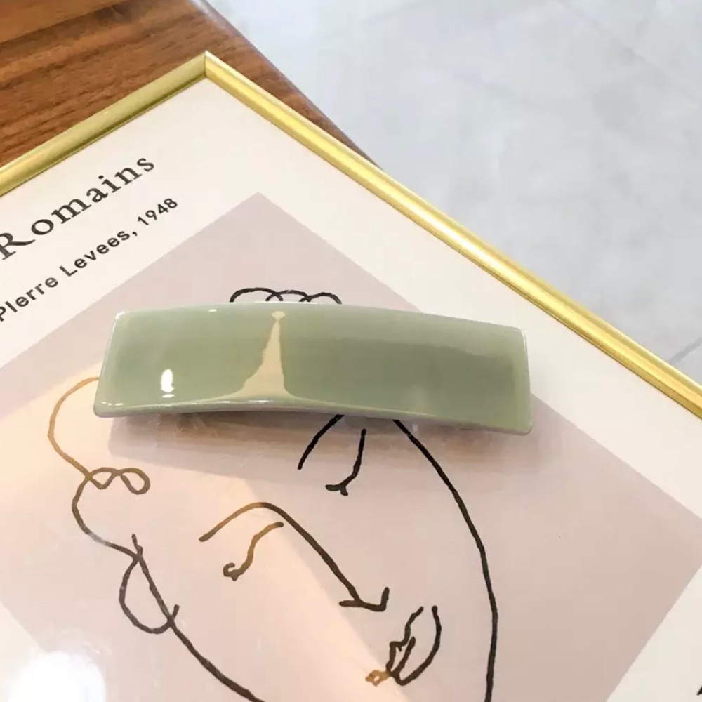 3 for $50 ✨ Acetate Barrette Clip - Seafoam Green